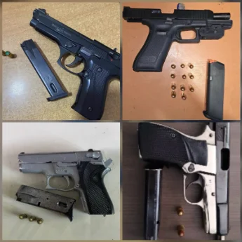 Policía Nacional ocupa cuatro armas de fuego, algunas sin documentos y apresa a sus propietarios durante operativos en Santiago , EL EXPRESO